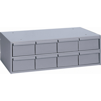 Industrial Drawer Cabinets, 8 Drawers, 22-3/4" W x 11-5/8" D x 7-3/8" H, Grey Equipment World