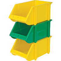 Stack & Hang Bin, 5-7/8" W x 4-11/16" H x 9-13/16" D, Yellow Equipment World