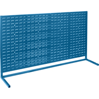 Louvered Bench Racks - Rack Only, 0 Bins, 72" W x 15" D x 40" H Equipment World