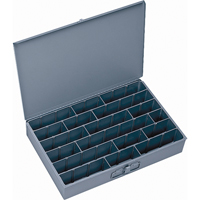 Compartment Scoop Boxes, 12" W x 18" D x 3" H, 17 Compartments Equipment World