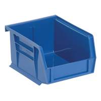 Ultra Stack & Hang Bin, 4-1/8" W x 3" H x 5-3/8" D, Blue Equipment World