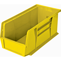 Ultra Stack & Hang Bin, 5-1/2" W x 5" H x 10-7/8" D, Yellow Equipment World
