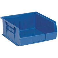 Ultra Stack & Hang Bin, 11" W x 5" H x 10-7/8" D, Blue Equipment World