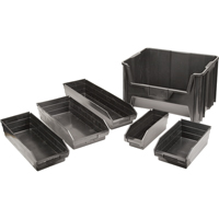 Recycled Shelf Bins, 4-1/8" W x 11-5/8" D x 4" H, 30 lbs. Capacity Equipment World