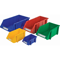 Stack & Hang Bin, 7-7/8" W x 7" H x 17-11/16" D, Red Equipment World