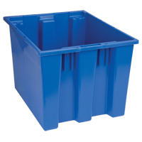 Contenants Stack & Nest, 13" x 19,5" x 15,5", Bleu Equipment World