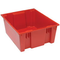 Contenants Stack & Nest, 10" x 23,5" x 19,5", Rouge Equipment World