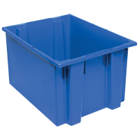 Contenants Stack & Nest, 13" x 23,5" x 19,5", Bleu Equipment World