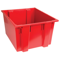 Contenants Stack & Nest, 13" x 23,5" x 19,5", Rouge Equipment World