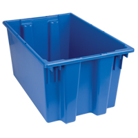 Contenants Stack & Nest, 12" x 23,5" x 15,5", Bleu Equipment World