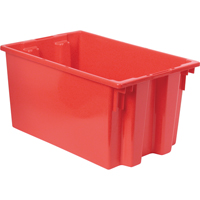 Contenants Stack & Nest, 12" x 23,5" x 15,5", Rouge Equipment World