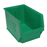 Giant Stacking Containers, 12.375" W x 19.75" D x 11.875" H, Green Equipment World