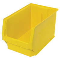 Giant Stacking Containers, 12.375" W x 19.75" D x 11.875" H, Yellow Equipment World