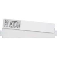 Plaque avant avec &eacute;tiquette Equipment World