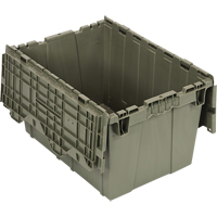 Conteneur &agrave; couvercle attach&eacute;, 12,75" x 19,25" x 15,25", Vert Equipment World