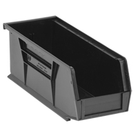 Ultra Stack & Hang Bin, 4-1/8" W x 4" H x 10-7/8" D, Black Equipment World