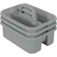 Supply Caddy, 8-3/4" x 13-3/8" x 13-3/8", Grey Equipment World