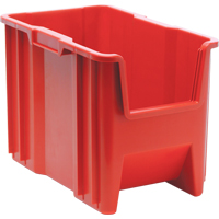 Giant Stacking Containers, 10.875" W x 17.5" D x 12.5" H, Red Equipment World