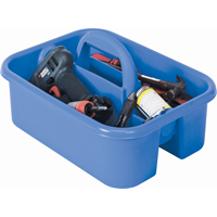 Supply Caddy, 5.5" x 13-3/8" x 13-3/8", Blue Equipment World
