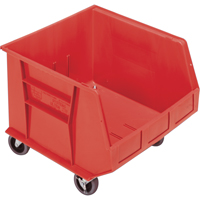 Bac mobile, 14" ha x 16-1/2" la x 18" p, Capacit&eacute; de 75 lb, Rouge Equipment World