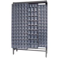 Free-Standing Tip-Out Bins Slider System, 48" W x 18" D x 77" H, 303 Drawers Equipment World