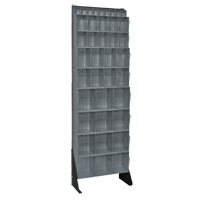 Tip-Out Bins Stand, 23-5/8" W x 8" D x 75" H, 36 Drawers Equipment World