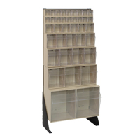 Tip-Out Bins Stand, 23-5/8" W x 8" D x 52" H, 38 Drawers Equipment World