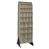 Tip-Out Bins Stand, 23-5/8" W x 16" D x 75" H, 72 Drawers Equipment World