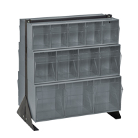 Tip-Out Bins Stand, 23-5/8" W x 16" D x 28" H, 24 Drawers Equipment World