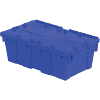 Contenants de distribution Flipak en plastique poly&eacute;thyl&egrave;ne (PE), 19,7" x 11,8" x 7,3", Bleu Equipment World