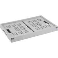 Collapsible Container, 21" L x 14" W x 10.5" H, Grey Equipment World