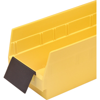 Shelf Bins - Extended Label Holders Equipment World