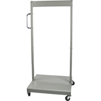 Mobile Tilt Bin Rack - Cart Only, Double-sided, 26-1/4" W x 22" D x 57-1/2" H Equipment World