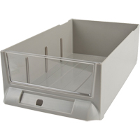 Replacement Drawer for KPC-200 Parts Cabinets, Plastic, 5-3/8" W x 9-13/16" D x 3-3/10" H, Grey Equipment World