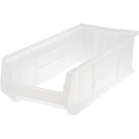 Contenants Hulk, 11" la, 7" h x 23-7/8" p, Transparent Equipment World