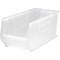 Contenants Hulk, 11" la, 10" h x 23-7/8" p, Transparent Equipment World