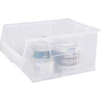Hulk Containers, 18-1/4" W x 12" H x 23-7/8" D, Clear Equipment World