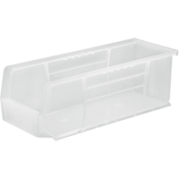 Clear-View Ultra Stack & Hang Bin, 5-1/2" W x 5" H x 14-3/4" D, Clear Equipment World