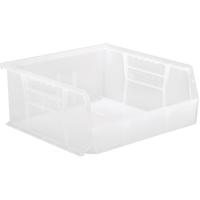 Clear-View Ultra Stack & Hang Bin, 11" W x 5" H x 10-7/8" D, Clear Equipment World