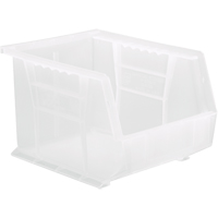 Clear-View Ultra Stack & Hang Bin, 8-1/4" W x 7" H x 10-3/4" D, Clear Equipment World