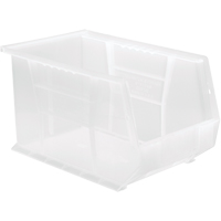 Clear-View Ultra Stack & Hang Bin, 8-1/4" W x 8" H x 13-5/8" D, Clear Equipment World