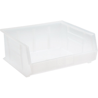 Clear-View Ultra Stack & Hang Bin, 16-1/2" W x 7" H x 14-3/4" D, Clear Equipment World