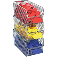 Wire Mesh Stack & Hang Bins Equipment World