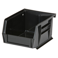 Stack & Hang Bin, 4-1/8" W x 3" H x 5-3/8" D, Black Equipment World