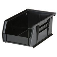 Stack & Hang Bin, 4-1/8" W x 3" H x 7-3/8" D, Black Equipment World
