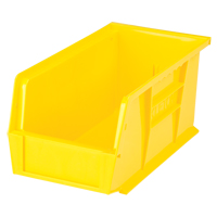 Stack & Hang Bin, 5-1/2" W x 5" H x 10-7/8" D, Yellow Equipment World