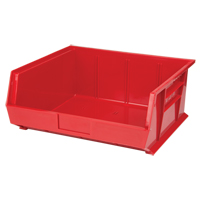 Stack & Hang Bin, 16-1/2" W x 7" H x 14-3/4" D, Red Equipment World