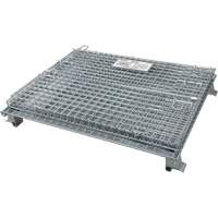 Conteneur repliable en m&eacute;tal grillag&eacute;, 40" la x 48" p x 42" h, Capacit&eacute; de 4000 lb Equipment World