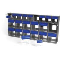 Tilt Bins Unit, 23-5/8" W x 3-5/8" D x 11-1/6" H, 21 Drawers Equipment World