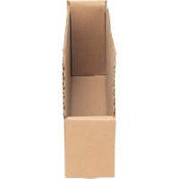 Deep Corrugated Parts Bins, 1-15/16" W x 11-1/4" D x 4-1/2" H, Beige Equipment World